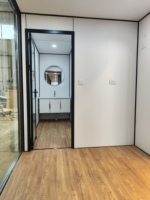 Maisons préfabriquées en conteneurs, capsule spatiale, système de ventilation, insonorisé, étanche, alimenté à l'énergie solaire, maison moderne écologique