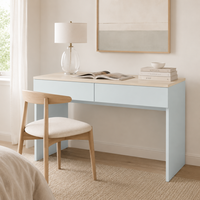 Bureau d'ordinateur en bois de style nordique, très populaire, avec tiroirs, pour la maison, le bureau, la salle d'étude, le salon et la chambre à coucher