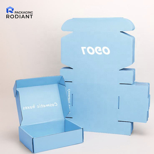 Customized Logo Manufacturer Large Color Printed Cardboard Mailing Apparel Corrugated Shipping Boxes with logo packaging