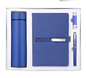 Ensemble de carnet de notes en cuir haut de gamme avec clé USB, mug isotherme et stylo – Cadeau pratique et personnalisé pour clients ou événements promotionnels, idéal pour les mariages - Product Image 3