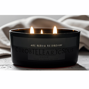 Benutzer definierte Handelsmarke einzigartige Kerzen glas schillernden extra großen Kerzen gefäß klare perl weiße Kerzen glas - Product Image 4