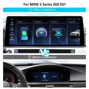 Pantalla Táctil de 8.9'' 1920x720 con CarPlay Inalámbrico Integrado, Android Auto y Comandos de Voz para BMW Serie 5 E60/E61/E90 2005-2008 1DIN - Product Image 3