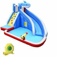 Château gonflable miniature pour bébé avec toboggan, usage commercial et domestique, en PVC/oxford 210D, garantie 4 ans, pompe à air incluse