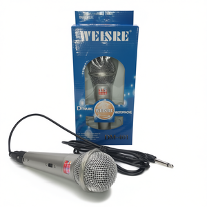 Weisre Dynamic Handheld <b>Microphone</b> DM 401 Wired Cardioid XLR Metal Vocal Mic for Karaoke and <b>Stage</b> Use - Product Image 2