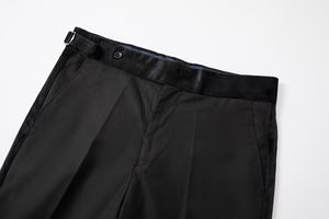 2025 Tendance Pantalon décontracté en velours pour hommes transfrontalier <span class=keywords><strong>Costume</strong></span> de grande taille avec design d'explosion et boucle papillon - Product Image 4