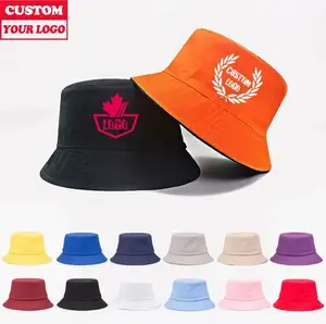 2021 사용자 정의 디자인 면 겨울 패션 버킷 모자 자신의 로고 아이 사용자 정의 어부 버킷 캡 모자 개인 라벨