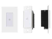 Barep Offre Spéciale interrupteur mural américain à vendre interrupteur LED tactile avec plaque murale sans vis à usage domestique intelligent répertorié UL