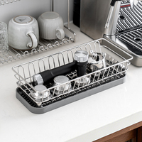 Panier de séchage pour ustensiles de café en acier inoxydable 304, support de rangement pour couverts de cuisine
