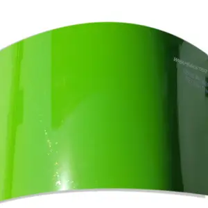 PET Liner Viper Green Without Orange Peel Vehicle Wrap Material High Performance Automotive Vinyl Sheets