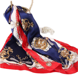 <b>Women</b>’s Custom Digital Printed Silk Scarf, Wholesale Fashion Brand Name Scarf, Unique Design Turkish Style Silk <b>Shawl</b> for <b>Women</b> - Product Image 1