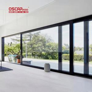 Puertas corredizas de vidrio de <span class=keywords><strong>segunda</strong></span> <span class=keywords><strong>mano</strong></span> Armario con deslizamiento suave y cerradura segura Dormitorio Sala de estar Oficina <span class=keywords><strong>Puerta</strong></span> corrediza - Product Image 1