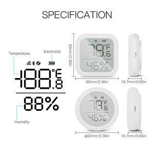 Tuya Slimme Zigbee Temperatuur En Vochtigheid Sensor Indoor Hygrometer Thermometer Detector Met Digitale Lcd-Display - Product Image 6