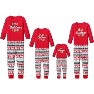 DDP piyama Natal lengan panjang anak, piyama Natal Keluarga desain baru kualitas tinggi - Product Image 4