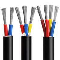 Cable flexible trenzado MultiCore sin halógenos de un solo núcleo 6-16 AWG de silicona de cobre estañado extra suave para automóviles industriales
