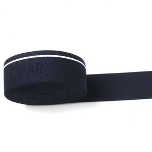 Custom Nylon Polyester Spandex Garment Webbing for Underwear Clothes Clothing Boxer Waistband Jacquard <b>Elastic</b> Band - Product Image 2