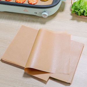 Papier sulfurisé blanc naturel personnalisé, qualité alimentaire, silicone, double face, résistant à la graisse pour la cuisson du pain - Product Image 4