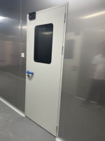Puerta de Cuarto Limpio para Hospital con Diseño Industrial y Apertura Lateral Hermética, con Acabado Superficial para Taller, Proveedor Directo de Fábrica