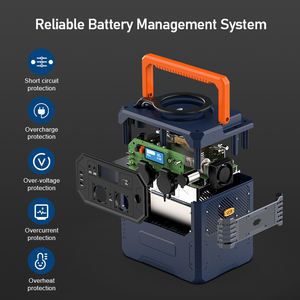 純粋正弦波 <span class=keywords><strong>12V</strong></span> 24V 出力 500ワット 500w ACアダプター ソーラー充電 バッテリー電源 キャンプ用 - Product Image 4