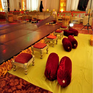 Wedding Mehandi Stage <b>Stools</b> Asian Wedding Mehandi <b>Stools</b> Indian Wedding Mehandi Night Stage <b>Stools</b> - Product Image 1