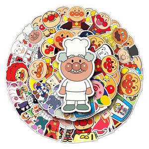 50 autocollants promotionnels personnalisés et créatifs Anpanman pour miroirs, verre et bouteilles de boisson - Product Image 1