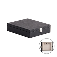 Boîte de rangement sécurisée pour clés en cuir de luxe, à fixation murale avec serrure à combinaison, organiseur de clés