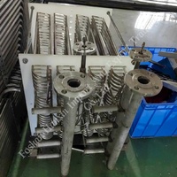 Section de serpentin d'échange thermique pour réfrigération industrielle avec cadre en acier galvanisé pour remplacement de condenseur évaporatif