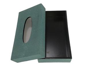 กล่องใส่กระดาษทิชชู DAPHOCO รุ่นโมเดิร์นลายหนังแกะเทียม สำหรับร้านอาหารและโรงแรม (รุ่น 0048) - Product Image 3