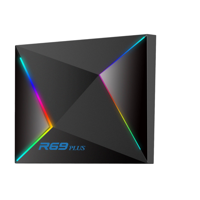 New R69 Plus Smart TV Box Android 14 Set-Top Box H728 2.4G/5GHz Wifi 4K & 8K Resolution Media Player