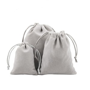 Bolsa de Terciopelo Reutilizable para Regalos, con Cordón, en Varios Colores, Personalizable, para Zapatos - Product Image 4