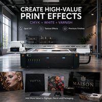Impresora UV Digital de Gran Formato Yotta, Impresoras de Cama Plana para PVC, Azulejos de Cerámica, Vidrio, Cuero y Aplicaciones de Etiquetas