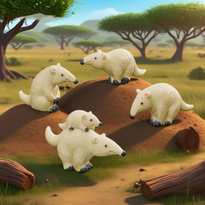 Miniature di Formicifogli in Resina, Set di Figurine di Animali in Miniatura per Decorazioni Fai-da-Te, Giardini delle Fate, Topper per Torte - Product Image 1