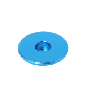 एल्यूमीनियम 1 1/8 " / 28.6mm माउंटेन रोड बाइक और M6x30 स्टार अखरोट स्टेम बोल्ट पेंच साइकिल आगे हेडसेट शीर्ष स्टेम टोपी - Product Image 1