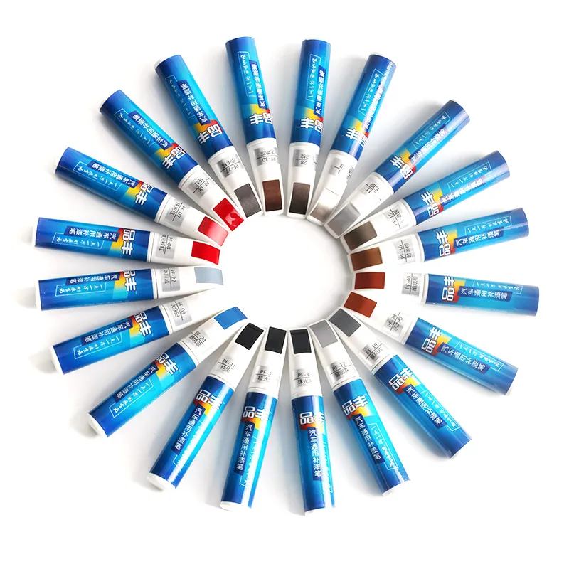 Car Scratch Repair Pen, Multiple Colour Pens Repair Car Paint by Scratch for All Cars Shanghai 100pcs 2years PE1015 12ml JN