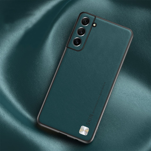 Luxury for Samsung for Galaxy S21 S22 Plus Ultra S20 Fe Mobile Phone Cases Leather Case Silicone Back Cover Shockproof TPU Plain