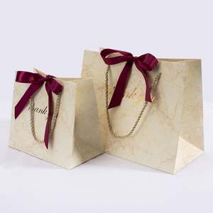 Bolsa de Regalo con Lazo Hecha a Mano con Impresión de Logotipo Personalizado, con Cinta de Lazo para Ropa, Cosméticos, Joyería y Regalos - Product Image 4