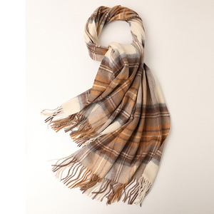 Bufanda de Cachemira con Diseño Escocés a Cuadros para Invierno, Chal Cálido Extra Grande Unisex, Venta al Por Mayor - Product Image 5
