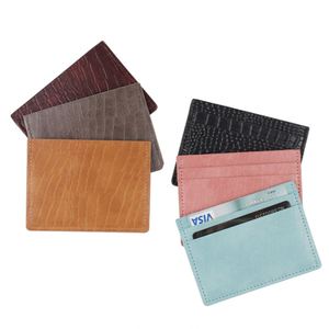 Portefeuille de crédit en cuir PU ultra-fin avec blocage RFID, porte-cartes, porte-monnaie et organiseur à clip pour femmes et hommes - Product Image 4