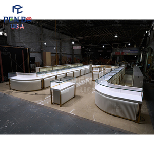 Phổ biến thương mại thiết kế nội thất trang sức Showcase bán lẻ đồ trang sức cửa hàng hiển thị đồ nội thất hiện đại đồ trang sức cửa hàng thiết kế truy cập - Product Image 5