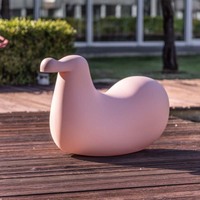 Dodo Bird Rocking Chair Dodo Bird Ornement décoratif créatif Chaise à bascule durable Jouet tabouret pour enfants pour hôtels hôpitaux