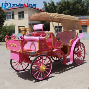Calèche de tourisme élégante avec capote, calèche de mariage rétro, calèche convertible, fabrication de calèches - Product Image 5
