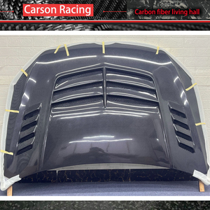 Nuovo Cofano in Fibra di Carbonio Stile V per <span class=keywords><strong>Volkswagen</strong></span> <span class=keywords><strong>Golf</strong></span> MK7.5 GTI <span class=keywords><strong>R</strong></span> 2014-2019, Viti a Sgancio Rapido - Product Image 6