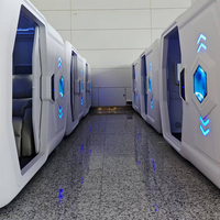 Airport Sleep Pod Kapsel bett für Flughafen-Hoch geschwindigkeit bahnhof Neue zeitgenössische Schlaf kabine mit Panel-ABS-Stil