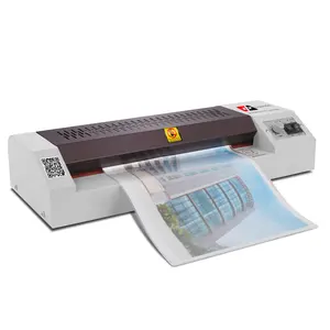 HD-32020 Desketop Murah Perlengkapan Kantor Sekolah A3 A4 Panas Dingin Mesin Laminasi Kantong Laminator