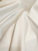 Tissu en crêpe satiné blanc, importé de Taïwan, 395 mètres, tricoté, pour robes européennes et coréennes