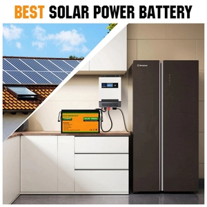 Batterie solaire de stockage à décharge profonde Eco-worthy 24V 25.6V 100Ah, batteries domestiques au lithium fer phosphate - Product Image 5