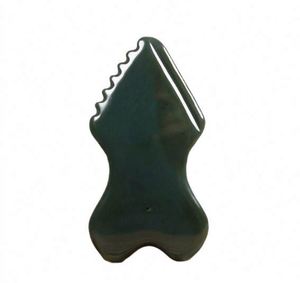 All'ingrosso verde nefrite Jade Gua Sha Tool & basalto massaggio a caldo pietre Set-strumento <span class=keywords><strong>per</strong></span> scolpire il viso, alleviare lo Stress, <span class=keywords><strong>mal</strong></span> <span class=keywords><strong>di</strong></span> <span class=keywords><strong>schiena</strong></span> - Product Image 1
