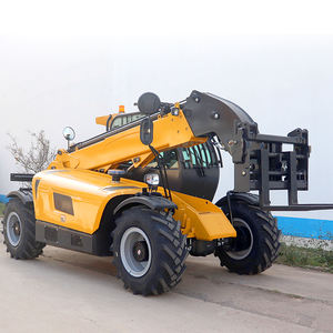 कस्टम टेलीहैंडलर टेलीस्कोपिक फोर्कलिफ्ट 10 मीटर 120 एचपी घूर्णन 5 टन डीजल विशाल टेलीहैंडलर - Product Image 6