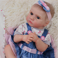 Muñeca Reborn Realista de Silicona para Bebé, Muñeca Reborn de Silicona de Cuerpo Completo, Muñeca Reborn de Silicona PARA LA Venta