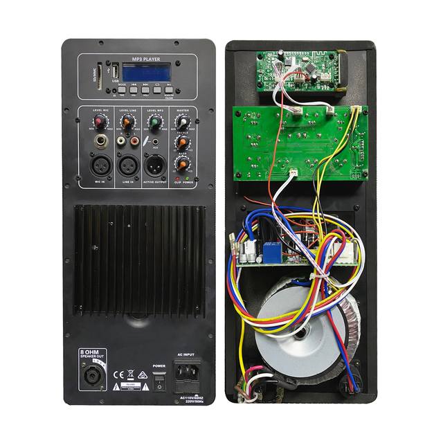 Accuracy Pro Audio AFH-150W 450W 15 Inch Speaker Output 4 Core Bi-amp Class AB BT Plate Power Amplifier Module Board