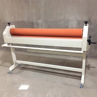 Machine à plastifier à froid de bonne qualité avec rouleaux en caoutchouc 1300 mm, plastifieuse manuelle A1/A2/A3/A4 pour vinyle, photos et films